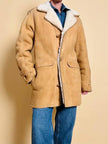Shearling Oiginal in suede color biscotto