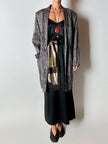 Slip dress Oscalito nero in raso di seta