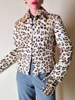 Giacca in cavallino leopardato “Iceberg”