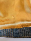 Blazer Yves Saint Laurent de lana con estampado de Príncipe de Gales verde y ocre