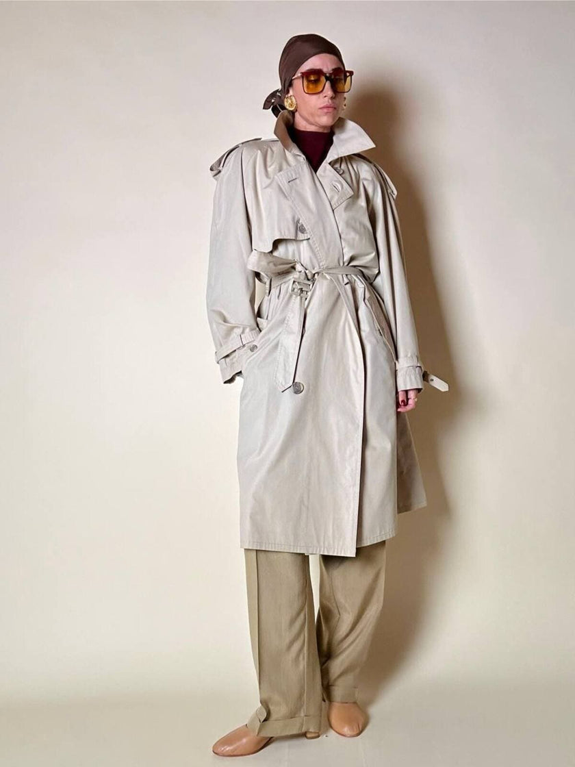 Trench color sabbia “Yves Saint Laurent”