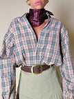 Camicia in cotone fantasia tartan “Burberrys”