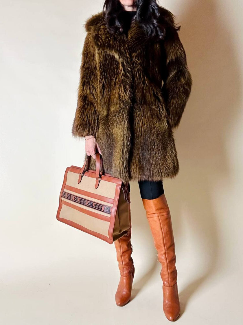 Vintage Murmasky fur in golden-brown, Viscardi Torino