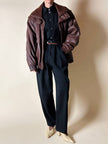 Jumpsuit vintage Yves Saint Laurent in lana nera