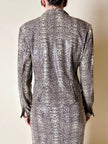 Ensemble Yvan & Marzia in tessuto stretch fantasia pitone