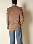 Vintage Max Mara blazer in pure dark camel cashmere