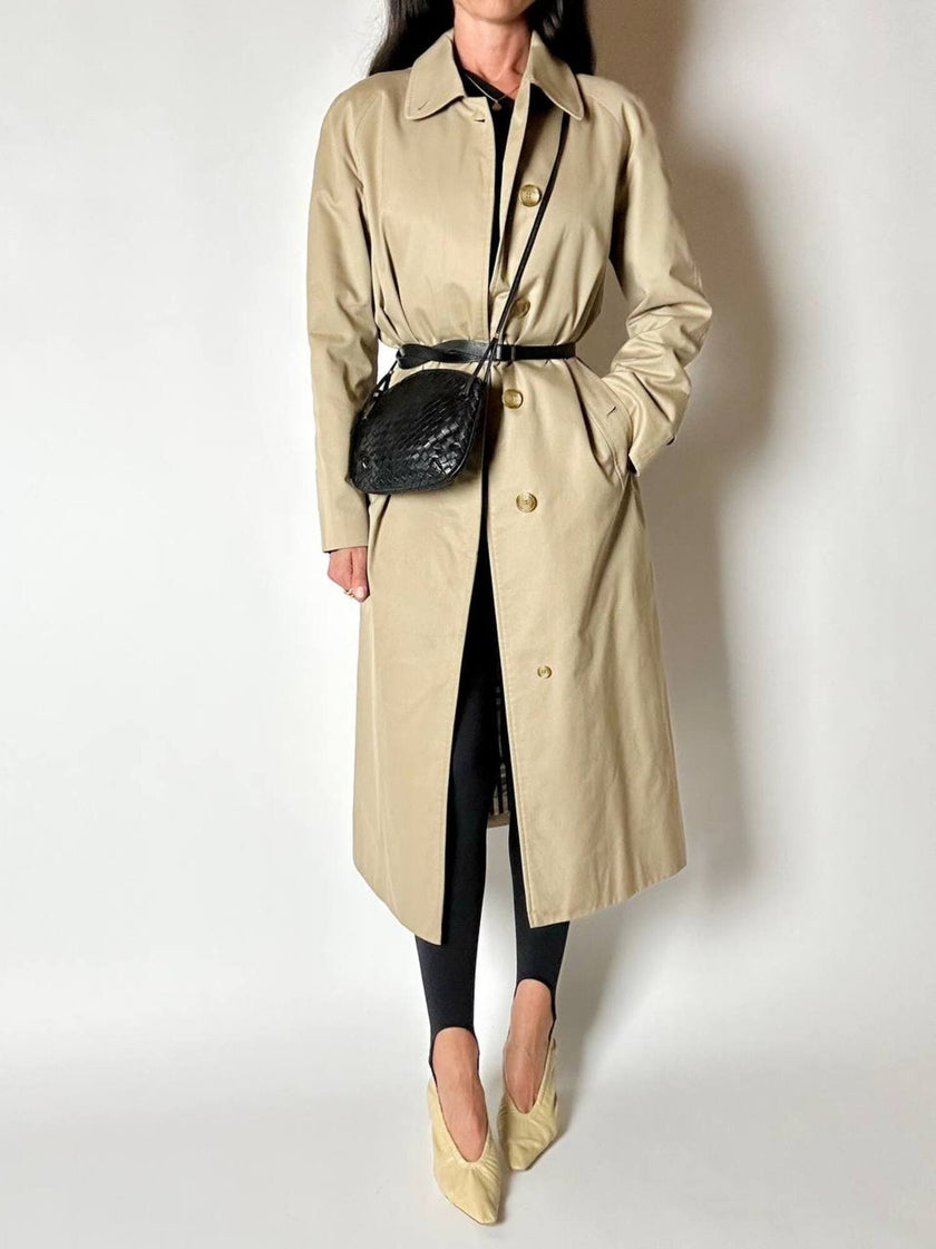 Trench vintage Burberry’s in gabardine beige