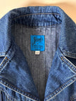 Giacca Christian Lacroix in denim modello sciancrato con lavorazione a nervature