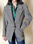 Blazer in lana pied de poule Yves Saint Laurent
