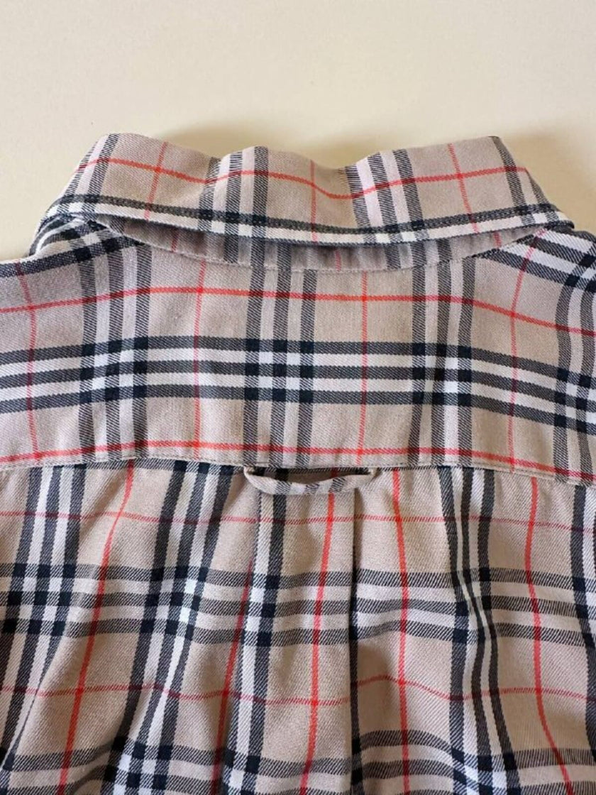 Camicia in cotone fantasia tartan “Burberrys”