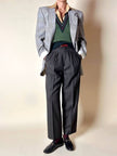Blazer Yves Saint Laurent in rasato di lana principe di Galles