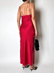 Abito lungo rosso Weili Zheng