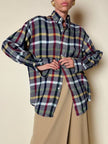 Camicia in caldo cotone fantasia tartan “Yves Saint Laurent”