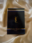 Maxi clip oro con logo “Yves Saint Laurent”