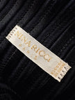 Pochette a busta in passamaneria nera con tracolla “Nina Ricci”