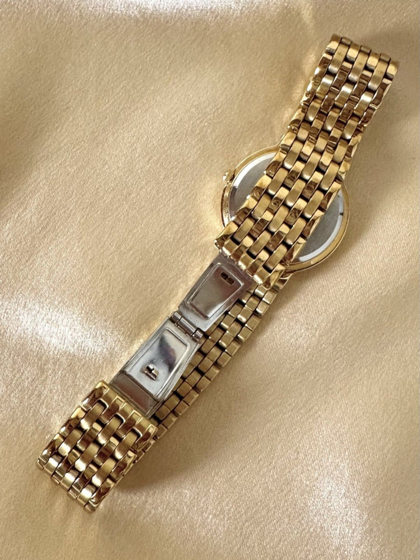 Orologio dorato con cinturino a bracciale “Seiko”