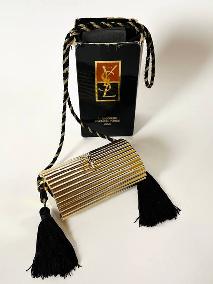 Yves Saint Laurent Minaudière Opium Evening Purse vintage