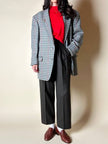 Blazer vintage Yves Saint Laurent in lana pied de poule