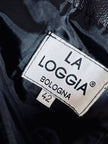 Minigonna in pelle con zip laterale e maxi cintura in coordinato “La Loggia”