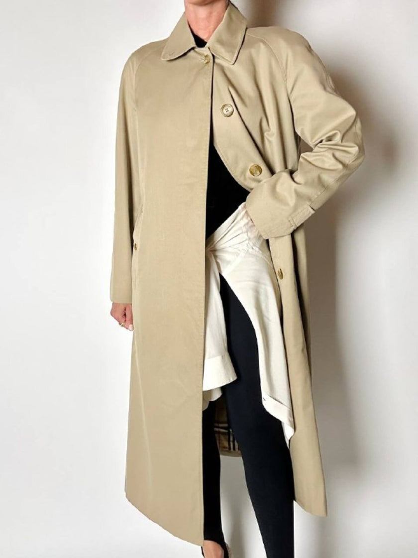 Trench vintage Burberry’s in gabardine beige