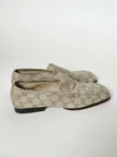 Mocassins Gucci vintage en daim avec motif monogramme GG