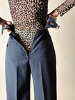 Pantalone a sigaretta con panciotto grigio antracite “D&G”