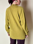 Lupetto oversize in cachemire verde acido Pure Cachemire