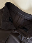 Klassische Vintage-Hose von Pierre Balmain aus schokobraunem Wollkammgarn