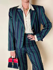 Mini bag modello Kelly in pelle multicolor Umberto Firenze