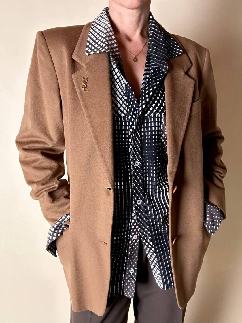 Camicia Missoni vintage in caldo cotone fantasia optical