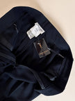 Pantalone nero con pince e piega “Yves Saint Laurent”