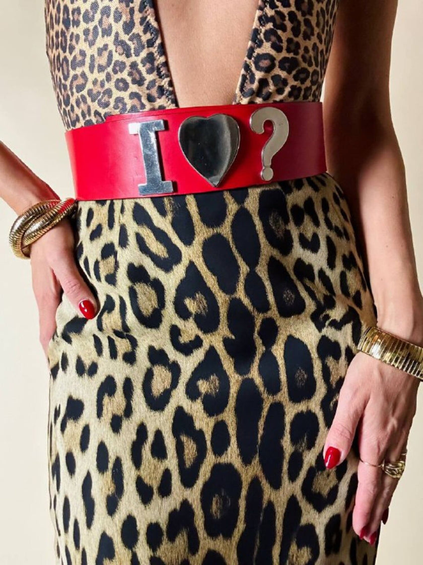 Longuette leopardata “Moschino Cheap and Chic”