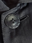 Soprabito oversize nero “Gianni Versace”