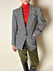 Blazer in lana pied de poule Yves Saint Laurent