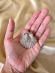 Spilla argento a forma di capasanta