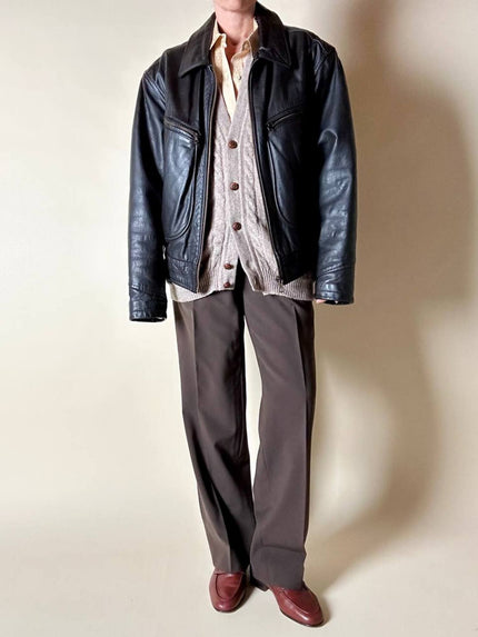 Cardigan Yves Saint Laurent vintage in lana beige con bottoni berlebeck
