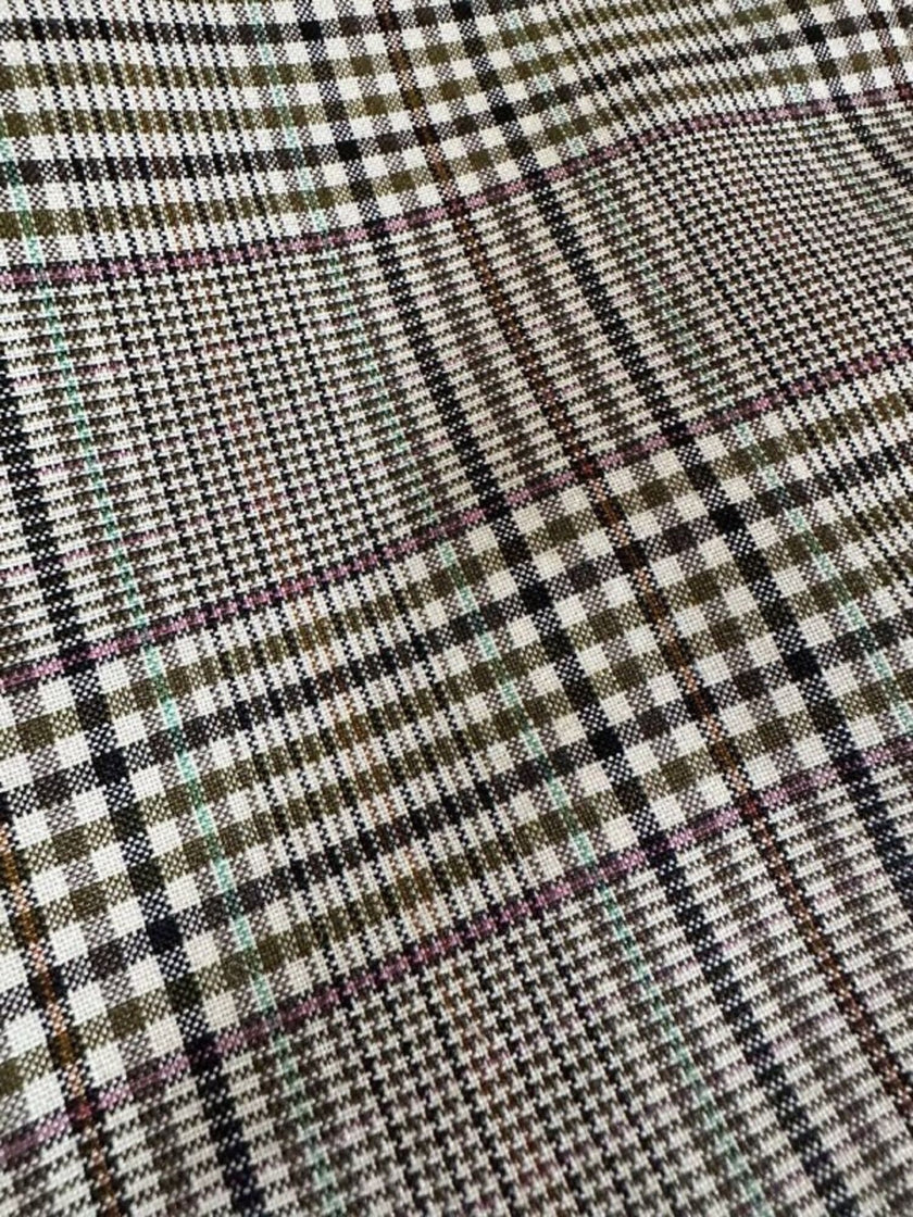 Blazer Yves Saint Laurent in rasato di lana principe di Galles