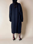Soprabito oversize nero “Gianni Versace”