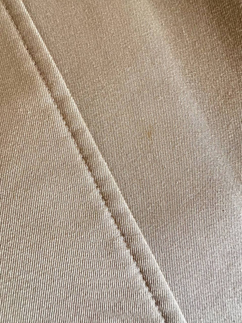 Vintage Burberry’s Trenchcoat aus beigem Gabardine mit passendem Gürtel und Check-Futter