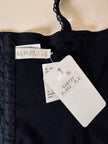 Bustier con guêpière in pizzo nero e seta “La Perla”