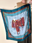 Foulard Gucci in seta jacquard fantasia sella
