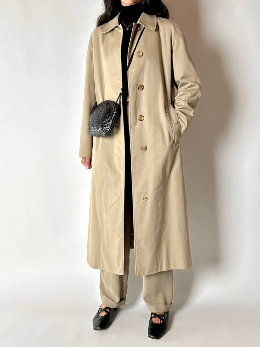 Trench vintage Burberry’s in gabardine beige