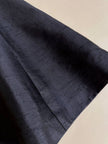 Abito sartoriale in shantung nero con bolero in coordinato