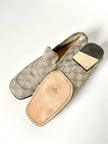 Mocassins Gucci vintage en daim avec motif monogramme GG