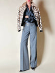 Giacca in cavallino leopardato “Iceberg”