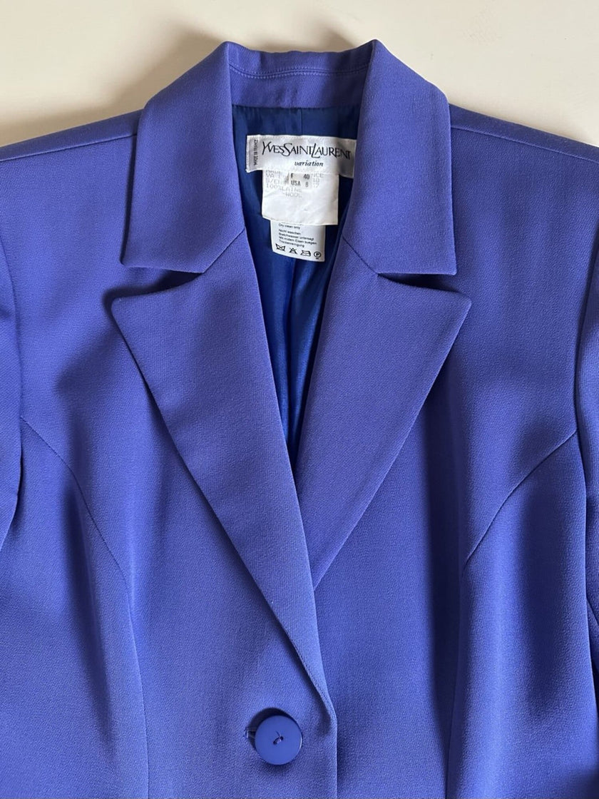 Blazer blu pervinca 