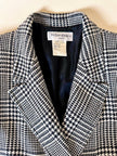 Blazer doppiopetto in lana principe di Galles “Yves Saint Laurent”
