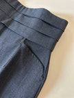 Pantalone a sigaretta con panciotto grigio antracite “D&G”