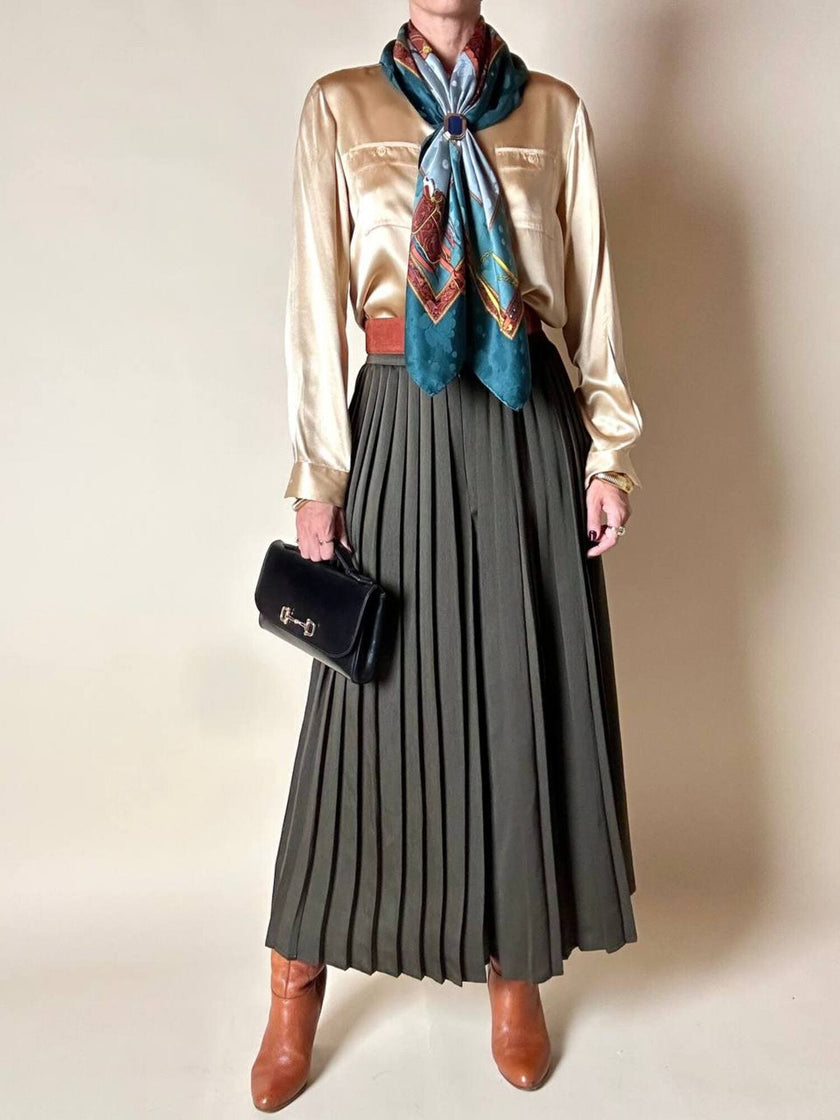 Foulard Gucci in seta jacquard fantasia sella