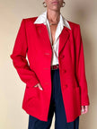Blazer rosso “Yves Saint Laurent Variation”